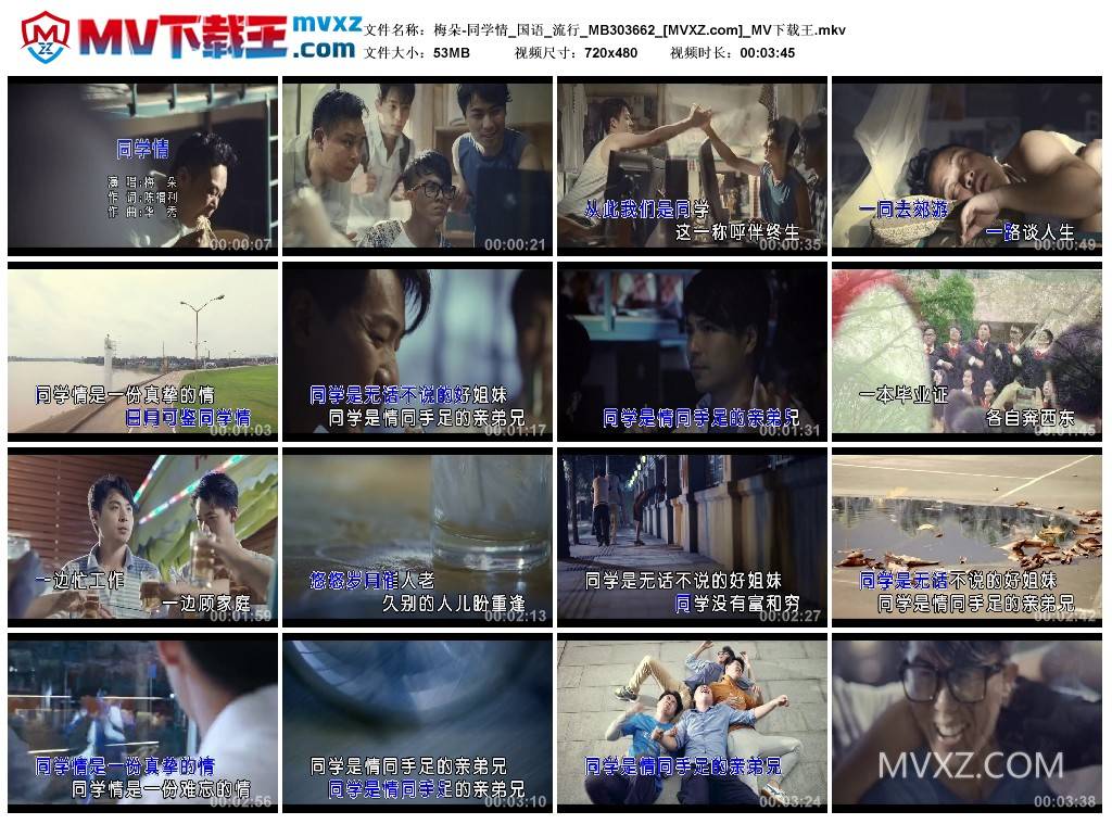 梅朵-同学情_国语_流行_MB303662